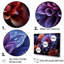 «Mums Nocturnal Elegance Midnight Indigo I», ensemble d'art sur toile Mums-107759344-107759349