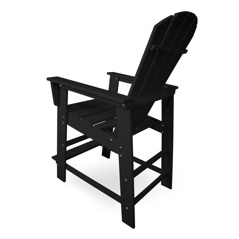 Chaise de comptoir POLYWOOD South Beach, Noir