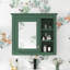Armoire à pharmacie murale moderne 30 po x 28 po avec 3 tablettes ouvertes (sans meuble-lavabo)-909061668