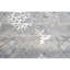Hand Knotted Wool Area Rug in Silver