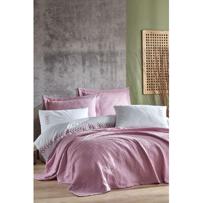 Cotton Geometric Shapes Duvet Cover Set