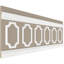 Ensemble de lambris traditionnel 94 1/2 po L (réglable de 32 à H 36 po) Ashford