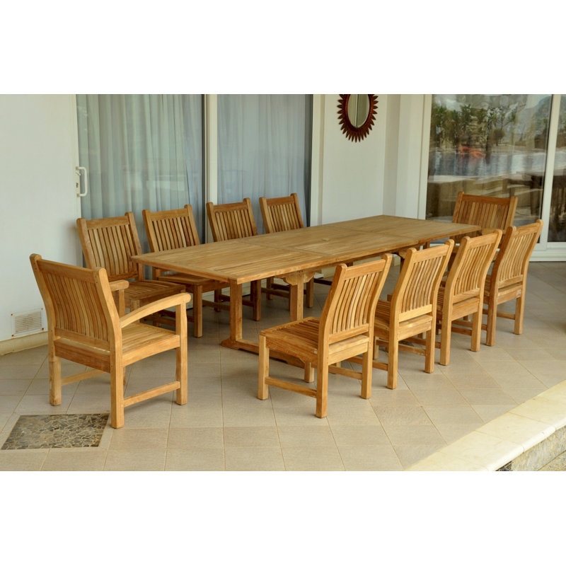 Ensemble repas 7 pièces teck bahama