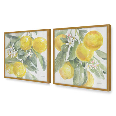 Ensemble de 2 impressions Lemon Grove Glow