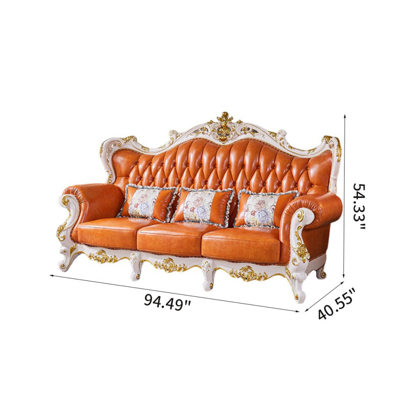 Upholstered 94.49 " Sofa