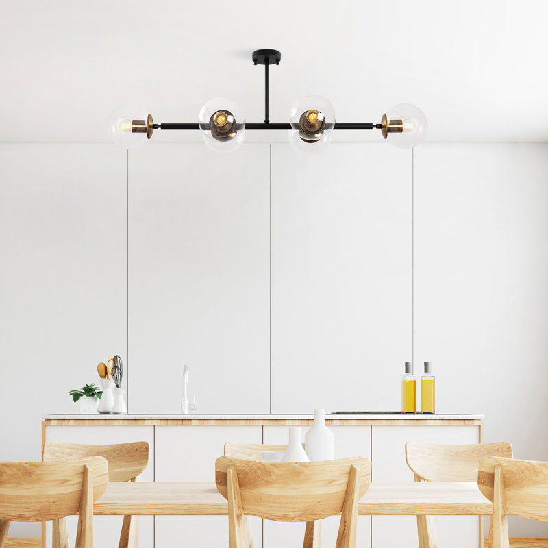 Luper 6 - Light Kitchen Island Pendant, Black
