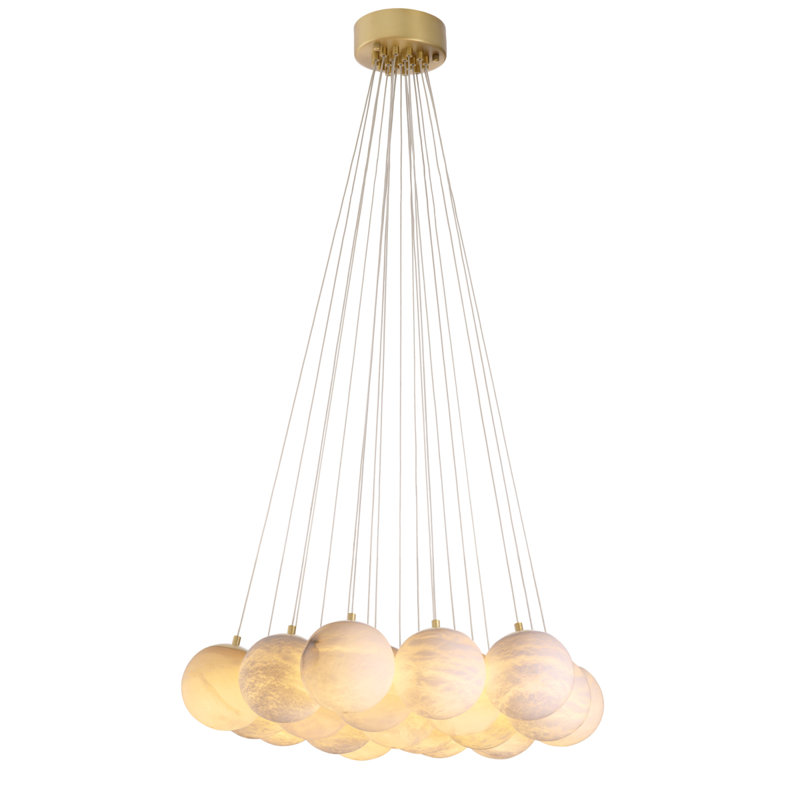 Luminaire suspendu sphère 19 lumières Sphinx