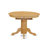 7 Piece Dining Room Furniture Set Consist of an Oval Dinner Table with Butterfly Leaf and 6 Brown Linen Fabric Parson Chairs, Oak-1645694187-1688351780-1713256627