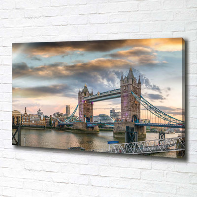 Tower Bridge London - Wrapped Canvas Print