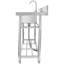 47.2" L x 19.7" W Free Standing Laundry Sink