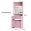 Small Vanity Desk Set With 3 Adjustable Lighted Mirror-541954789
