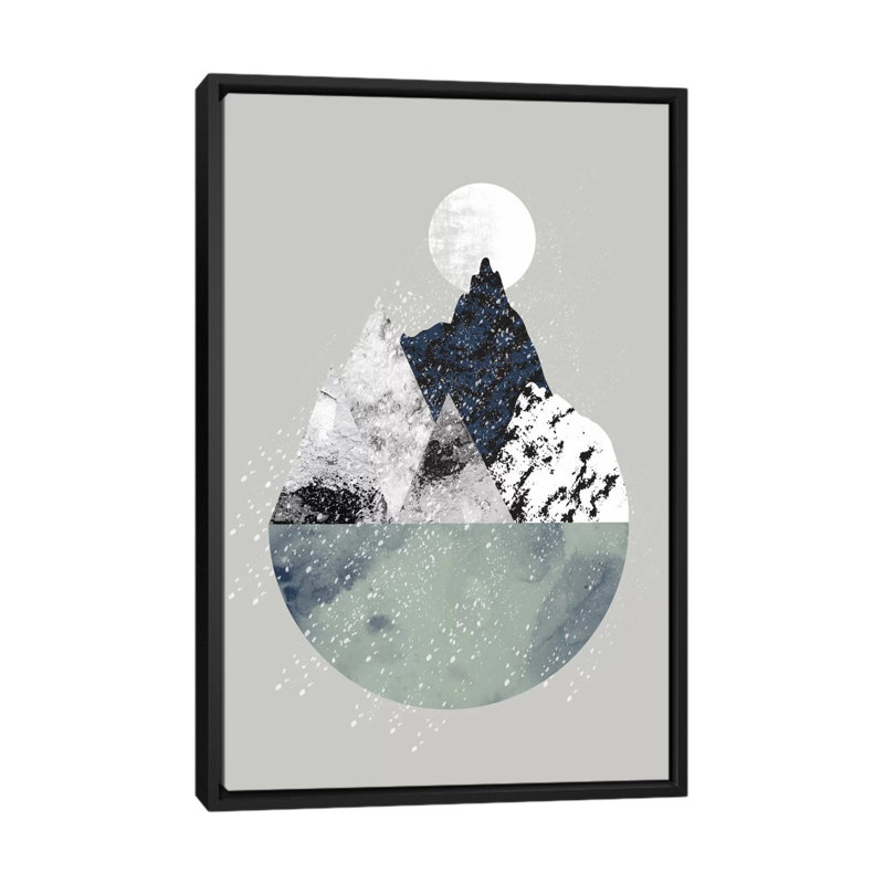 «Winter» - reproduction, H 60 po x l 40po x P 1,5 po, Toile avec cadre noir