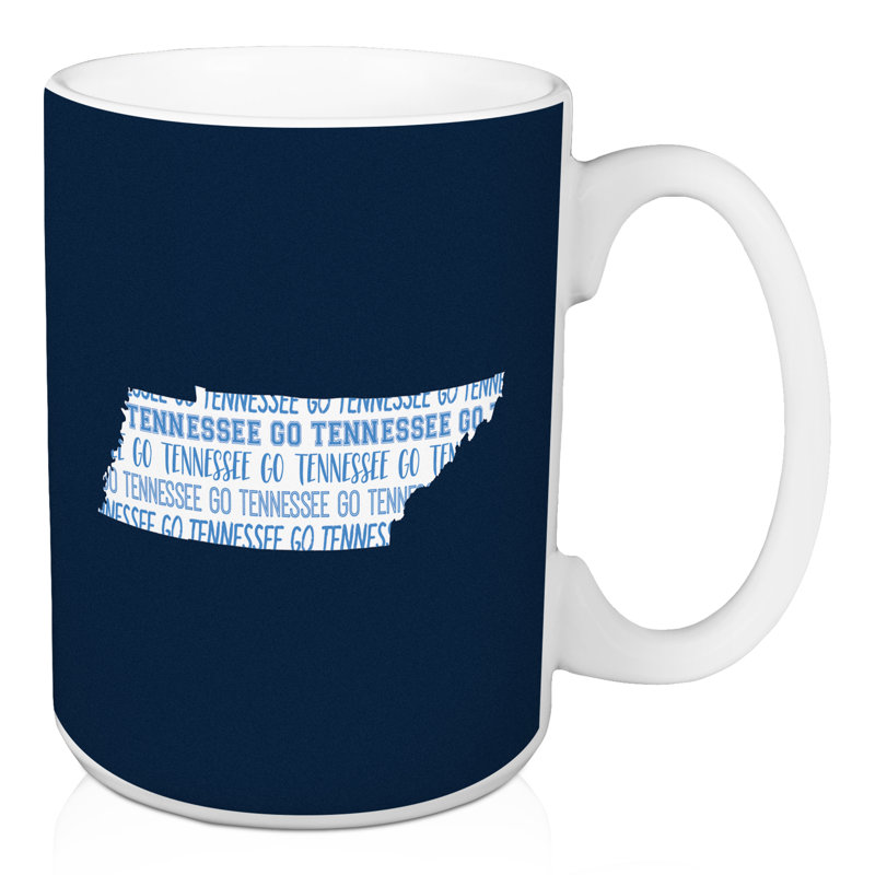 Fredette Ceramic Coffee Mug, Blue