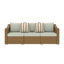 Rattan Wicker Seater Patio Couch,Outdoor Furniture Rattan Sofa,With Cushions,Throw Pillows