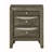Elegant Gray Storage Nightstand