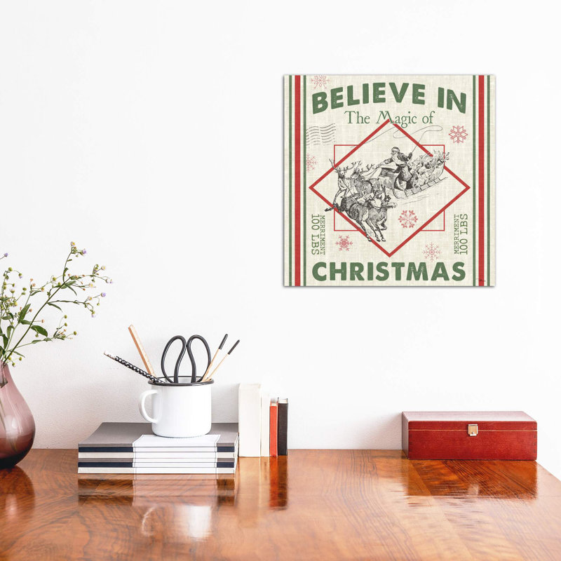Believe In The Magic I by Pela Studio - Wrapped Canvas Print, 45.72 cm H x 45.72 cm W x 1.91 cm D