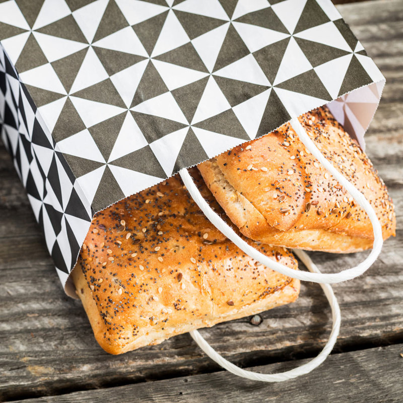 Paper Food Bag, 15.9" H x 9.8" W x 17.3" D