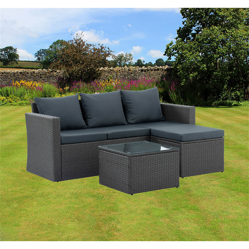 4 - Person Patio Conversation Set with Cushions