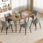 Modern Curved Back Dining Chair With Wood Legs, Upholstered Accent Chair For Kitchen & Living Room-1737306754