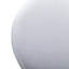 Repose-pieds rond blanc 17 po