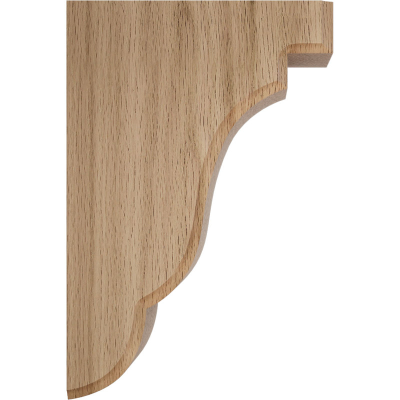 Bedford Bracket, Red Oak, 3.5-in. W x 5-in. D x 7.5-in. H