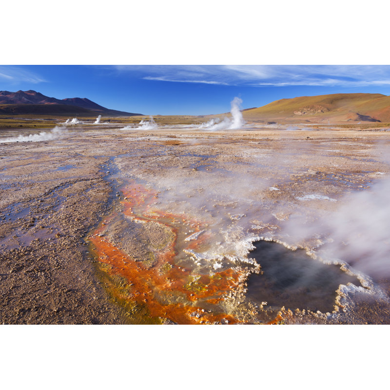 Geysers In The Atacama Desert by Sara_winter - No Frame Art Prints on Canvas, 51cm H x 76cm W