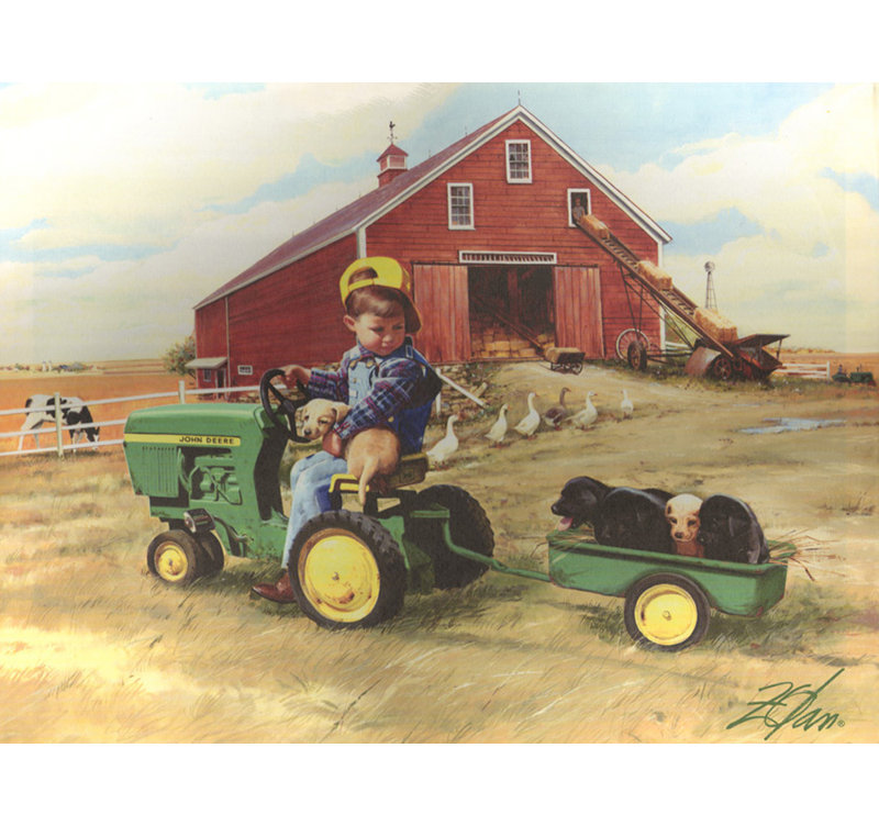 Tracteur, H 18 po x l 24 po