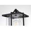 Lampadaire d'extérieur noir de 7 pouces Jaqueline
