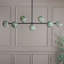 Lustre en fer et verre Melesax