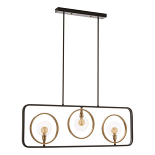 Kane 3 - Light Bronze Square/Rectangle Pendant