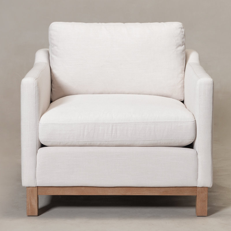 Fauteuil Cami, Mélange de lin nuage