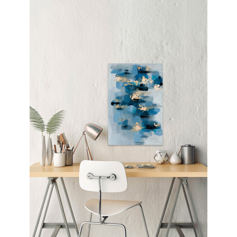 " Blue Fire ", 30" H x 20" W x 1.5" D