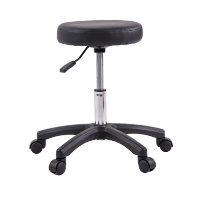 Rolling Stools with Wheels, Height Adjustable Stool