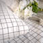 Polyester Satin Plaid Duvet Cover-88486628