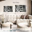 «Zebra Eye», reproduction d'art sur toile-891274818