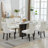 PU Leather Dining Chairs with Pull Ring-1047791400