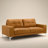 Caomhan Contemporary Genuine Leather 2 Piece Living Room Sofa Set-635317574-635317573