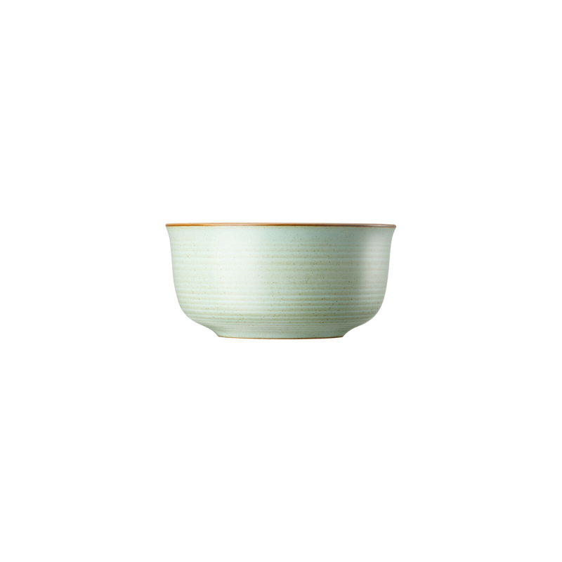 Nature Handmade Stoneware Cereal Bowl, Leaf Green