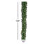 9'x10" Lit New Zealand Pine Garland