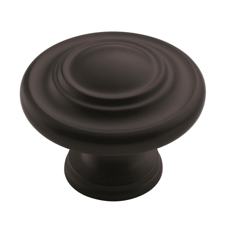 Poignée d'armoire noire matte de 1/4 po (44 mm) Inspirations - paquet de 10, Noir mat, 1 3/4"