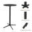 Round with Iron Base Dining Table-95377414