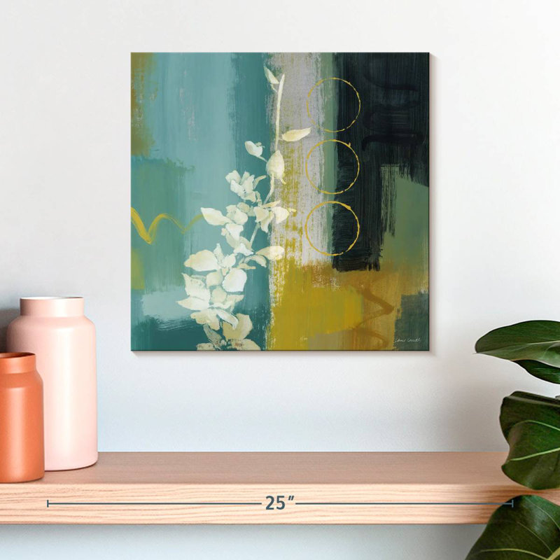 Harnek floral méditerranéen II, H 16 po x l 16 po