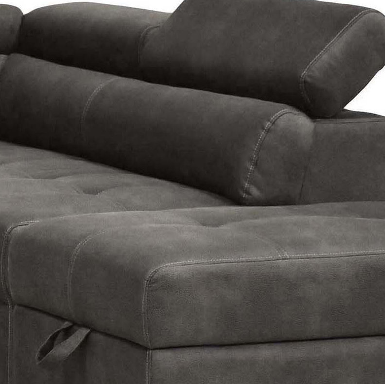 Foundry Gray 3 - Piece Upholstered Sectional