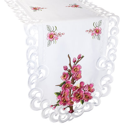 Chemin de table Cherry Blossom (15 po x 34 po)