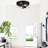 Black Embedded Pendant Light