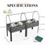 Metal Elevated Planter-604930098