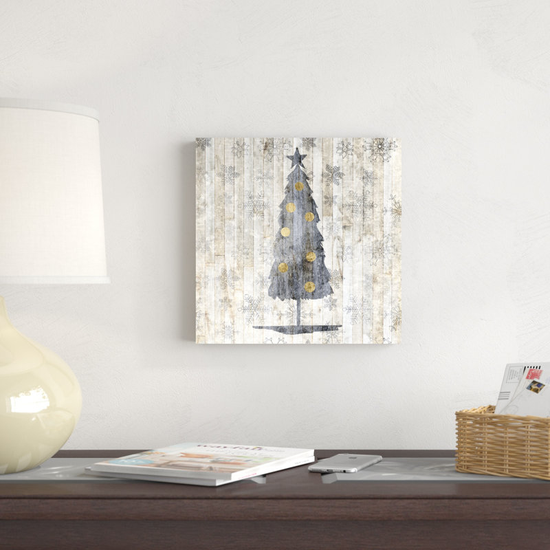 «Soph sophistiqué Noël II» par Grace Popp - impression sur toile tendue, H 12 po x l 12 po x P 1,25 po