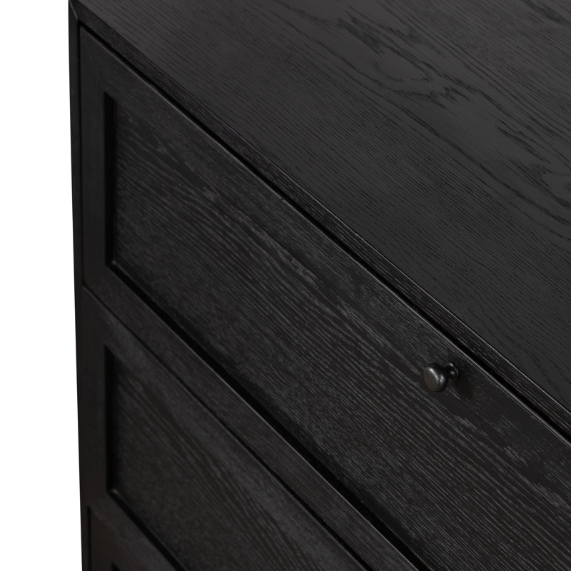 Millie 6 - Drawer Dresser, Drifted Matte Black