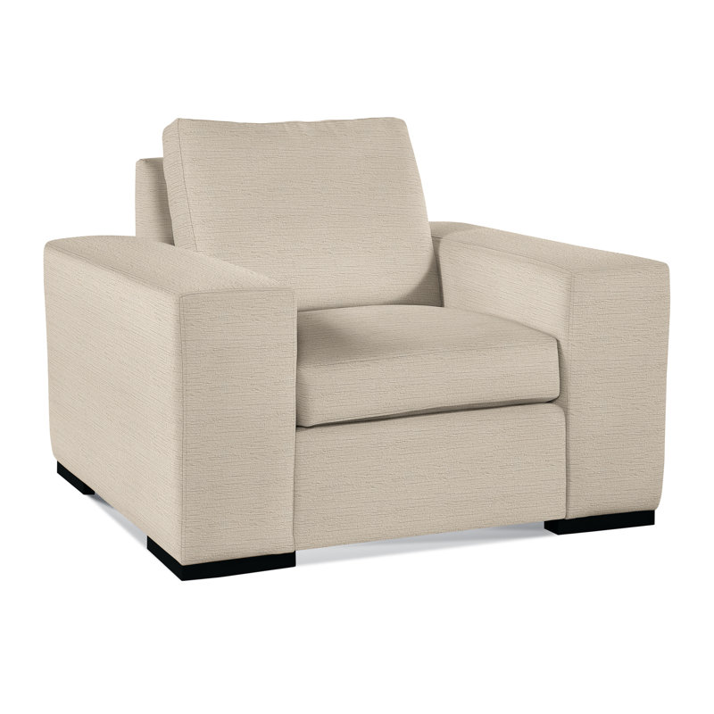 Memphis Armchair, Black, Elite Dove Linen