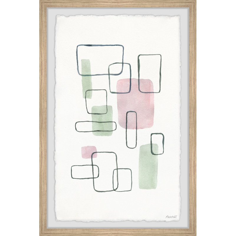 Pastel Shades - Single Picture Frame Painting, 61cm H x 41cm W x 3.81cm D